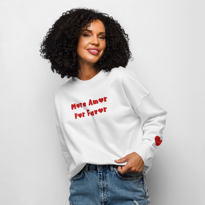 MORE AMOR POR FAVOR Organic Sweatshirt